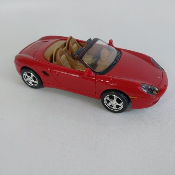 Radio Shack Toymax Porsche Boxster Remote Control Car 2000 NO REMOTE USED 1:24 - Picture 1 of 7